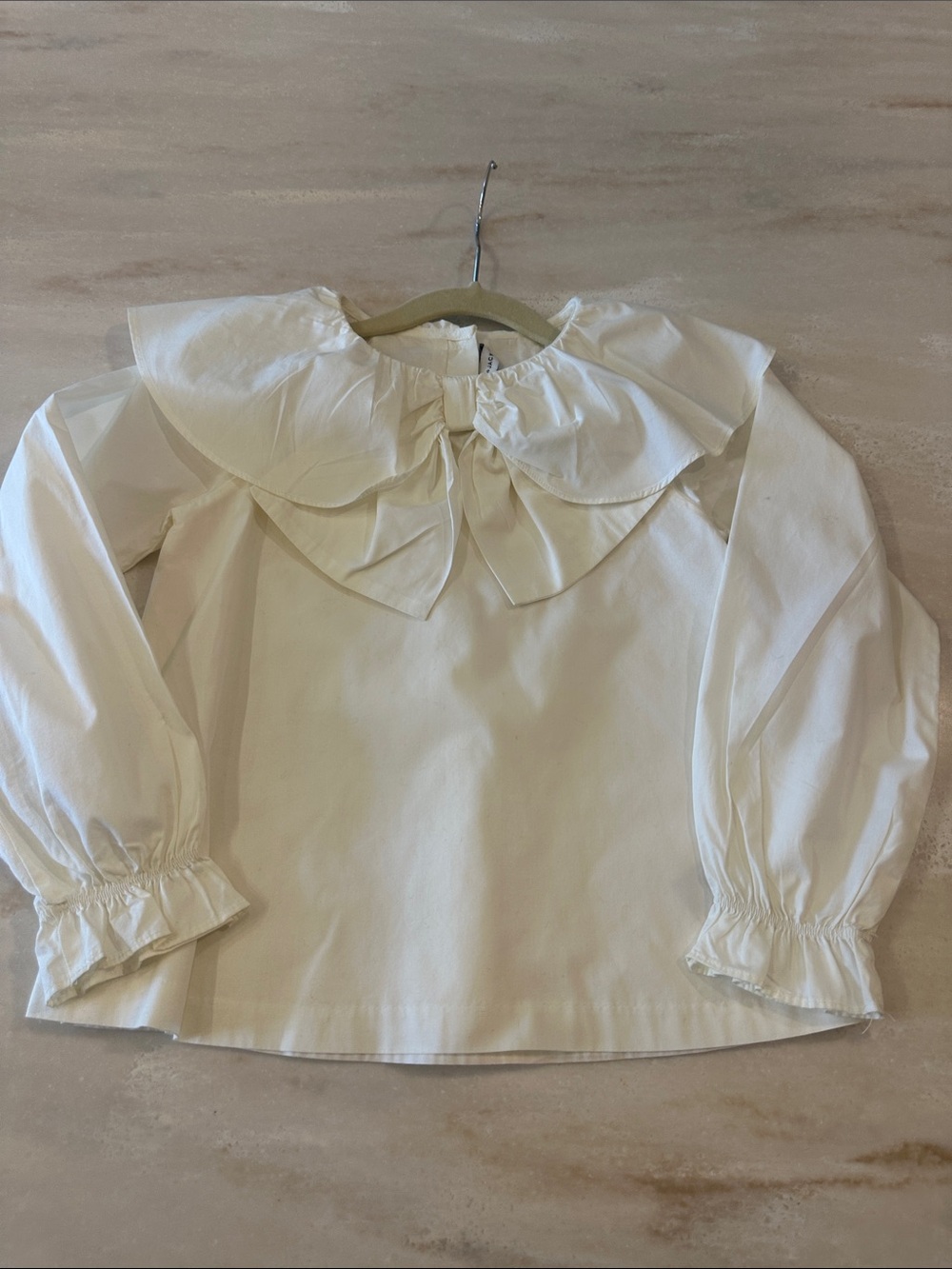 Janie and Jack little girlsClassic White Ruffle Collar Kids Top